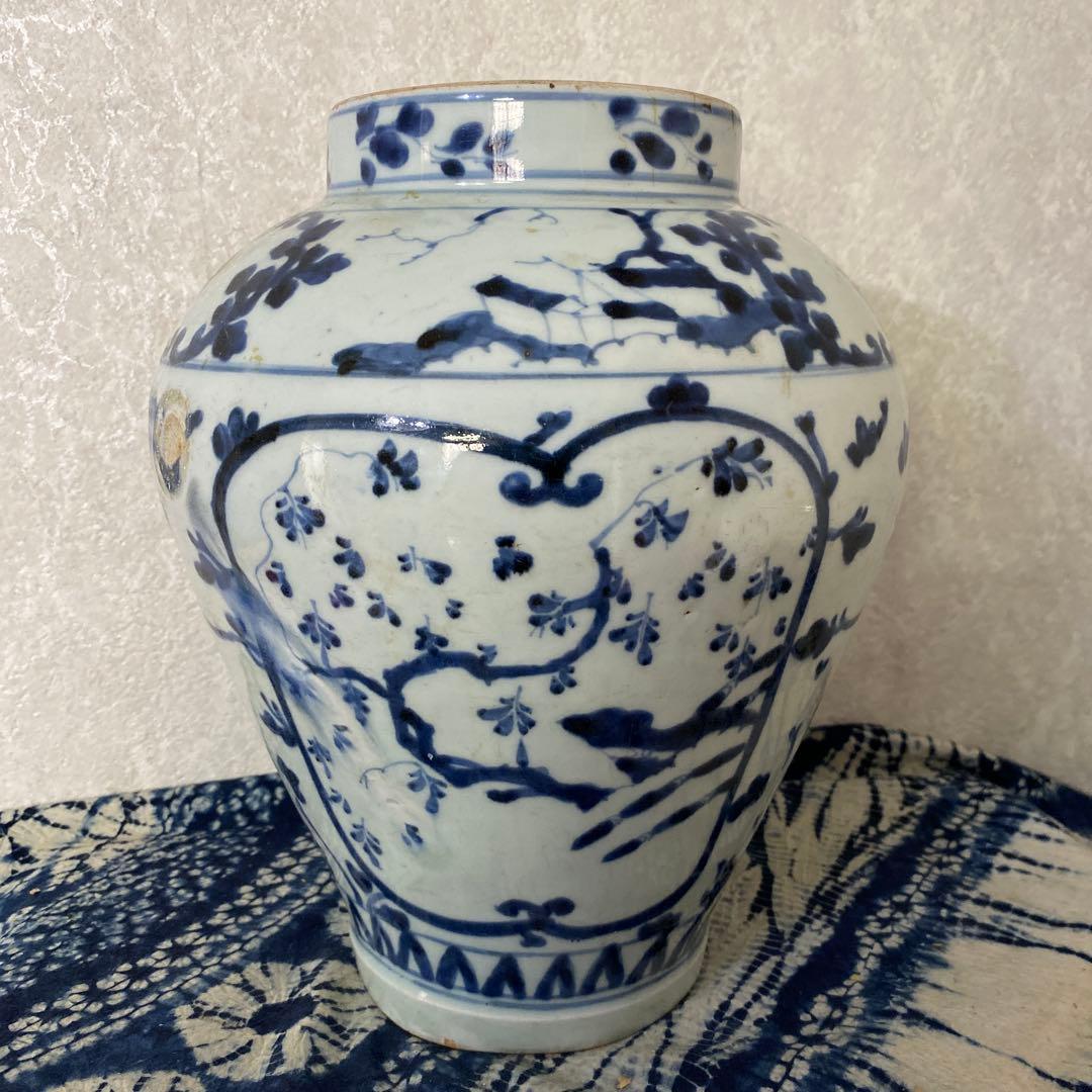 初期伊万里　古伊万里　染付壺