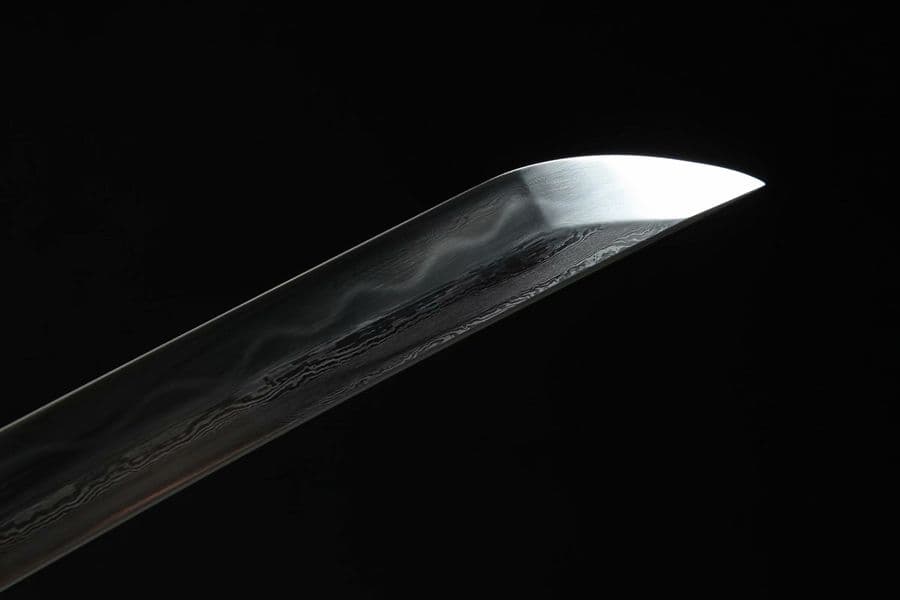 三色銅菊花刀装侍刀（黒檀タイプ）武具　刀装具　日本刀　模造刀   居合刀