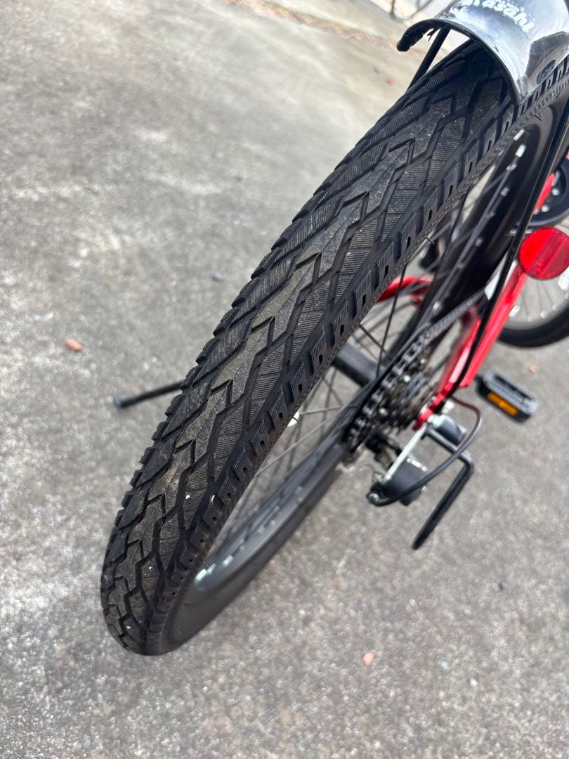 『引取限定』あさひ購入 ドライドビート 22インチ レッド