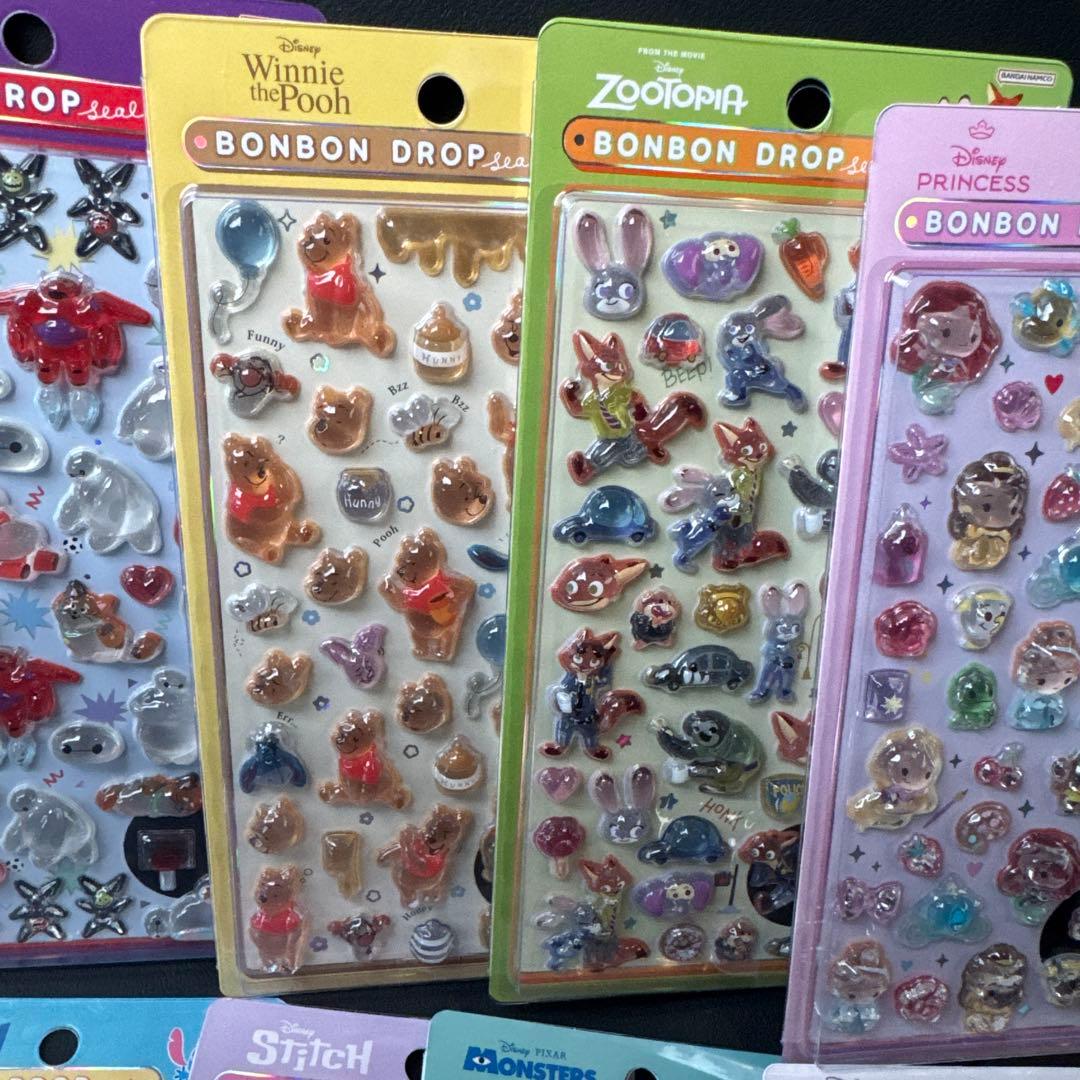 u*1様 【国内正規品】ディズニー　ボンボンドロップシール クラッシック　プリン