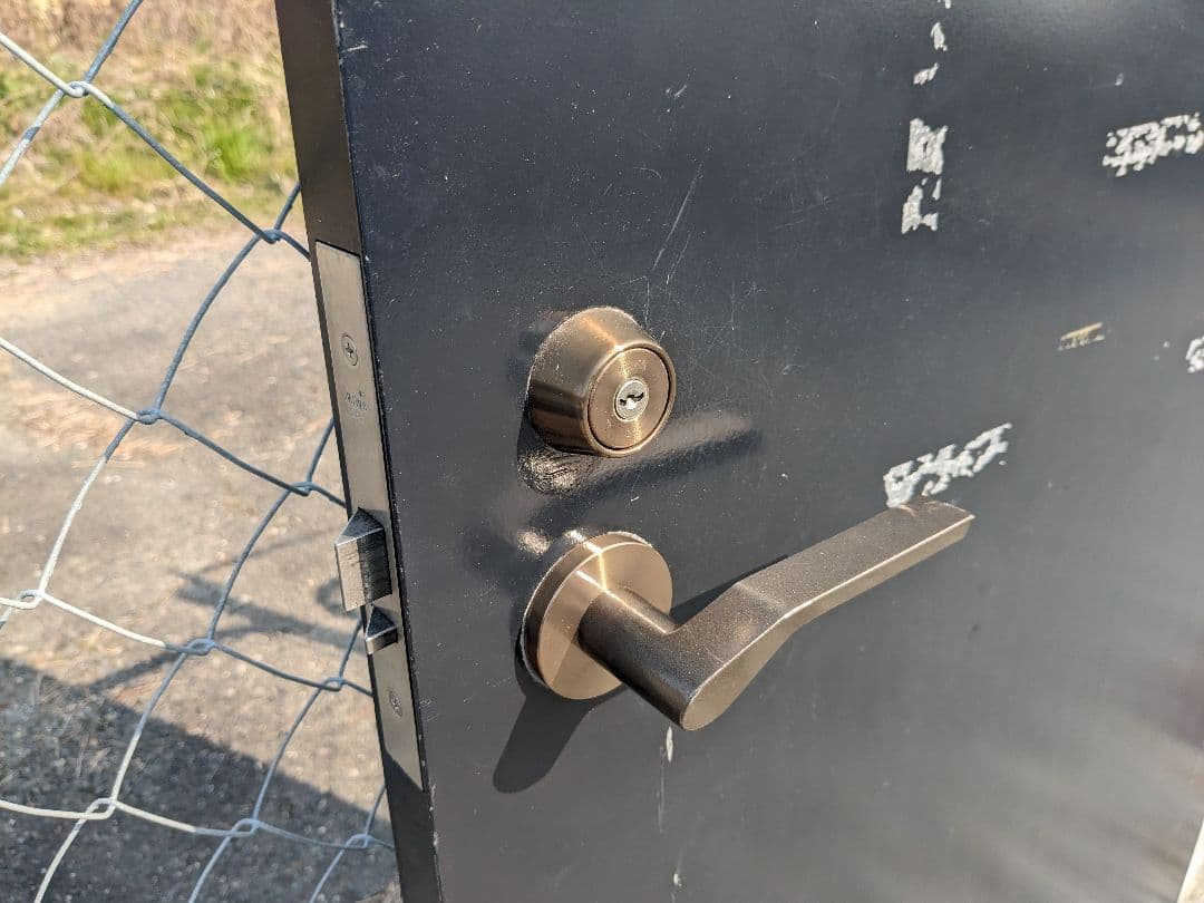 スチールドア ハンドル バックセット ストライク ドアクローザー 引取限定 愛知