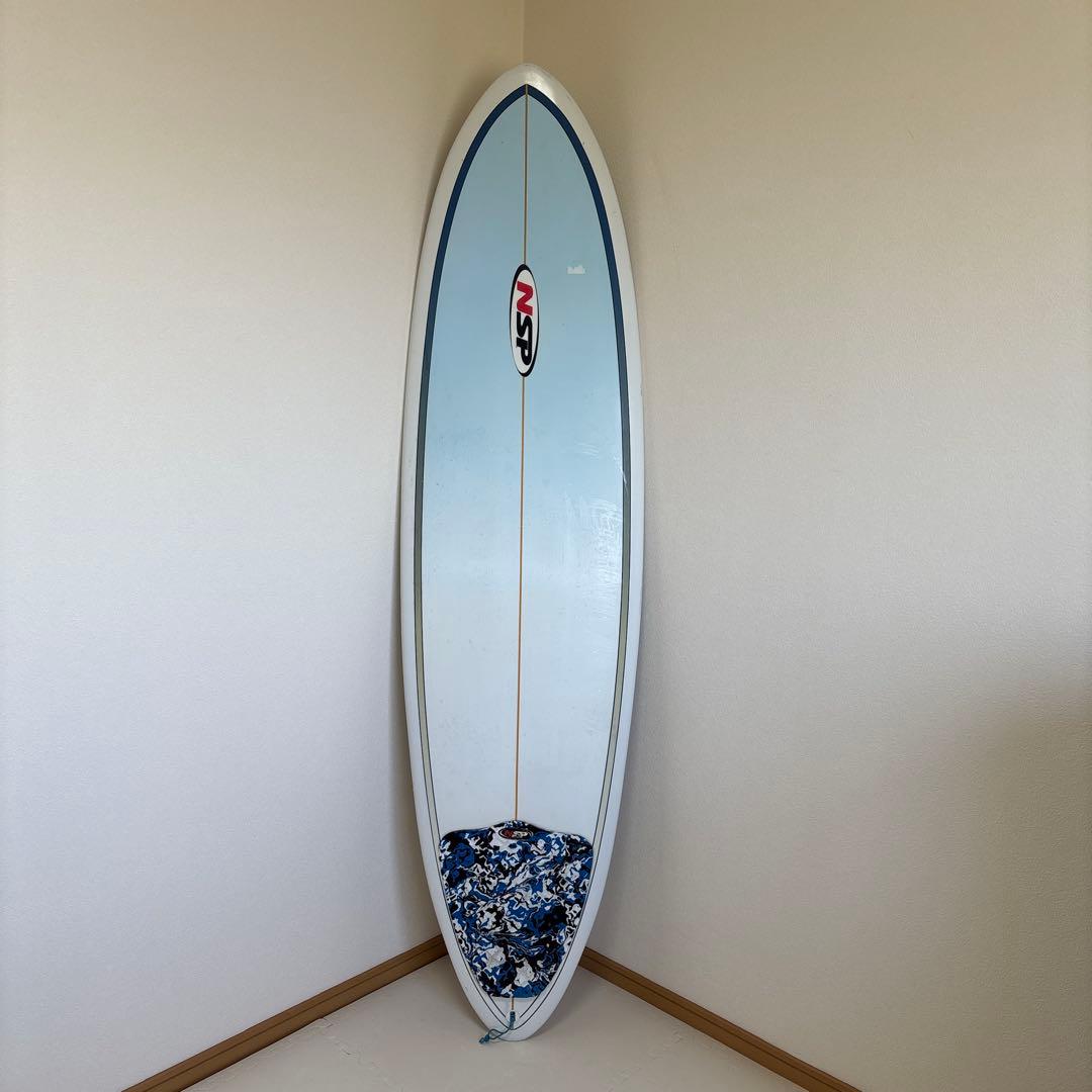 NSP サーフボード ファンボード 6.8フィート（フィンなし 折れこみ）