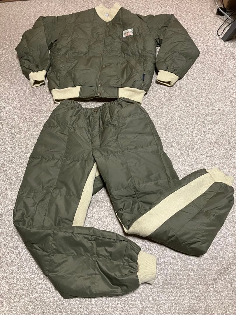 レアDaiwaダイワ フィッシングスーツ ダウンジャケット ダウンパンツ メンズ