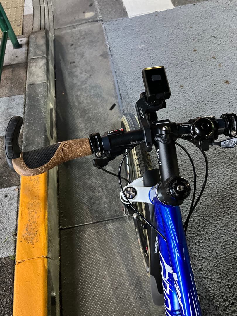 今日だけ値下げGIANマウンテンバイク 青 コルクグリップ LEDライト