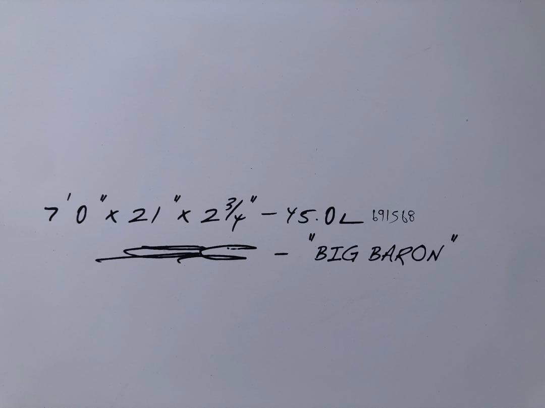 JS Industries Big Baron ソフトトップ 7’0 フィン付き