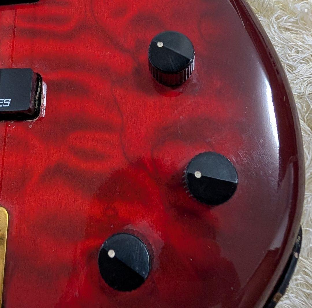 フェルナンデス　FRB-42 PJ キルトメイプルレッド エレキベース