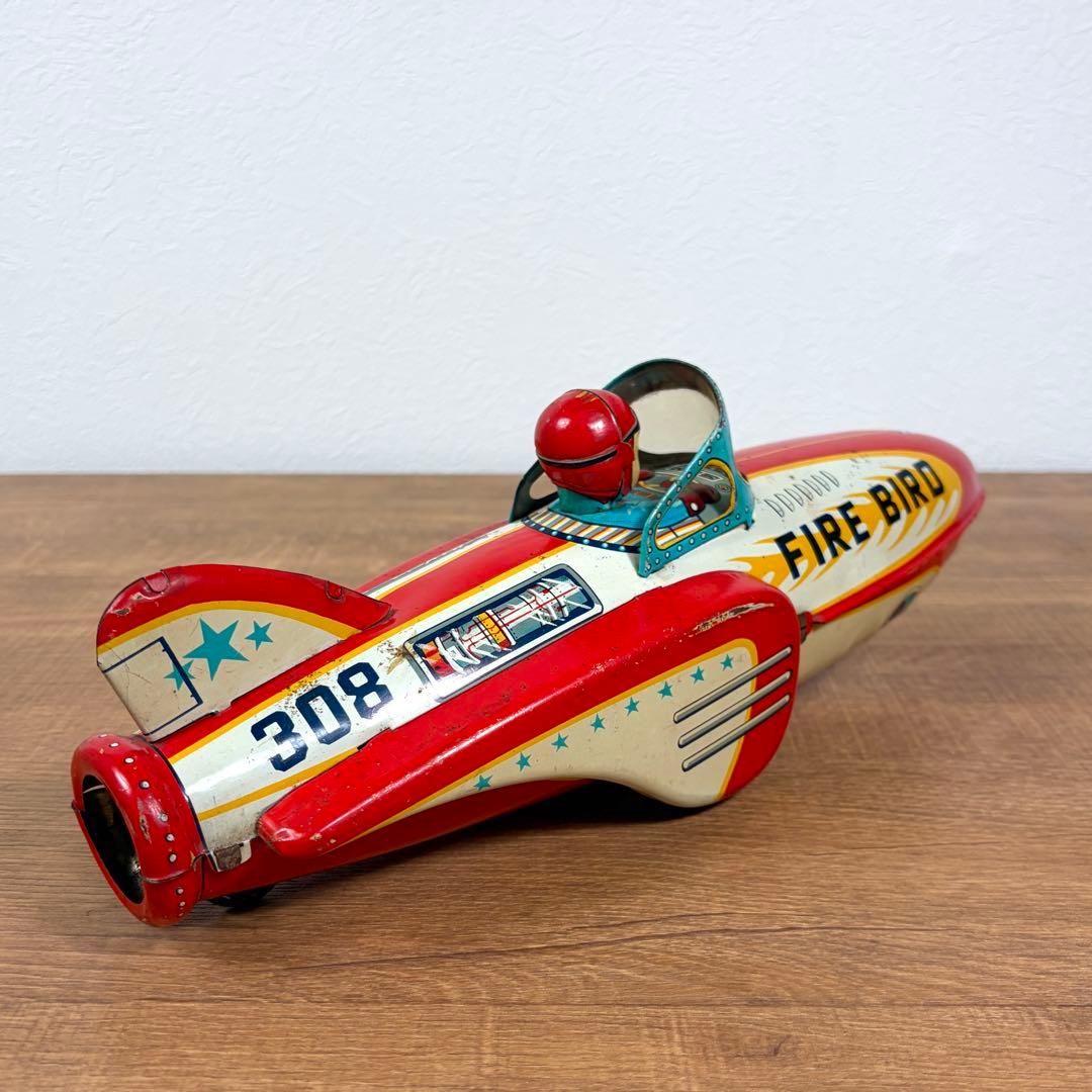 増田屋 モダントーイ ブリキ スペースロケット 昭和レトロ 玩具 マスダヤ 車