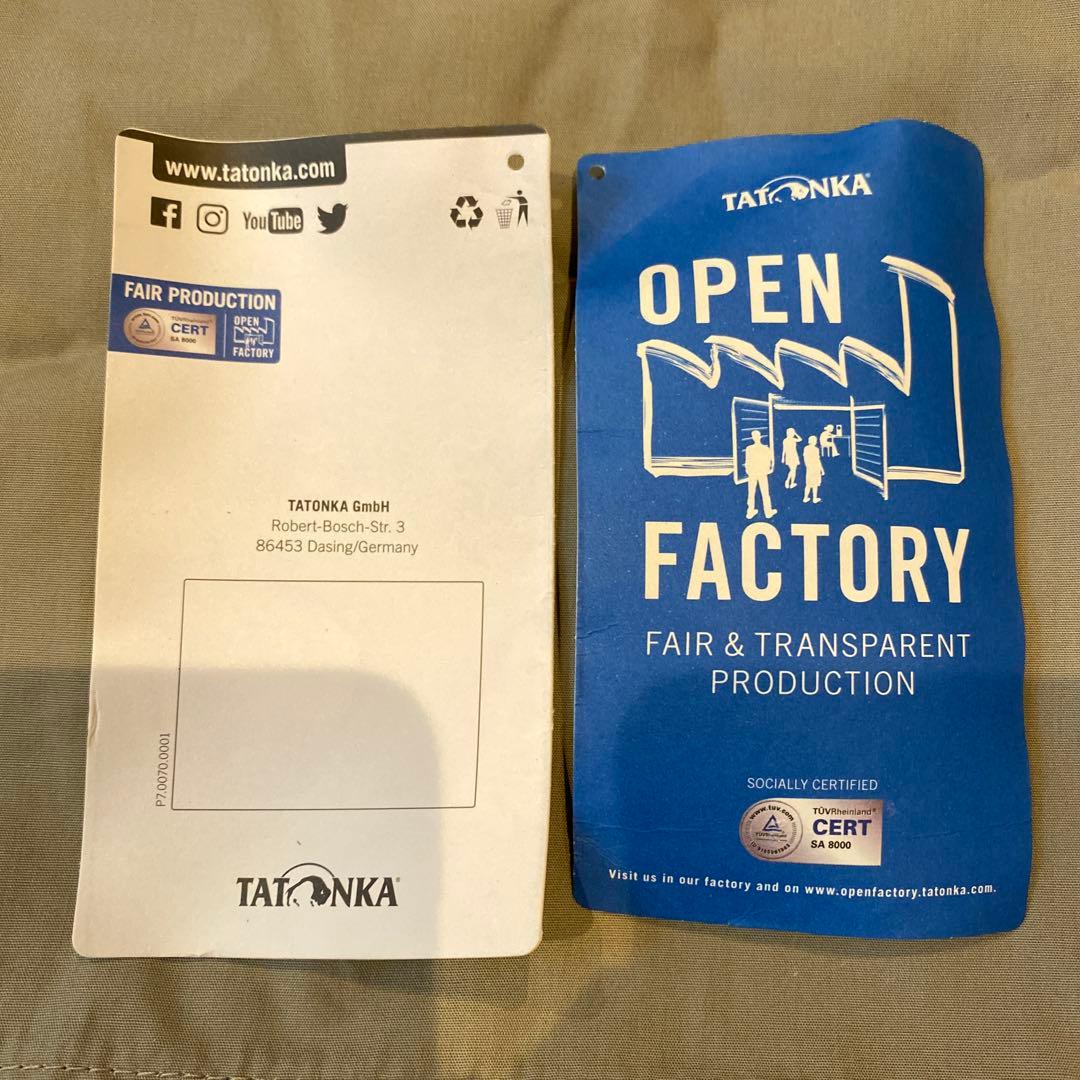 美品　tatonka タトンカ 4tc タープ