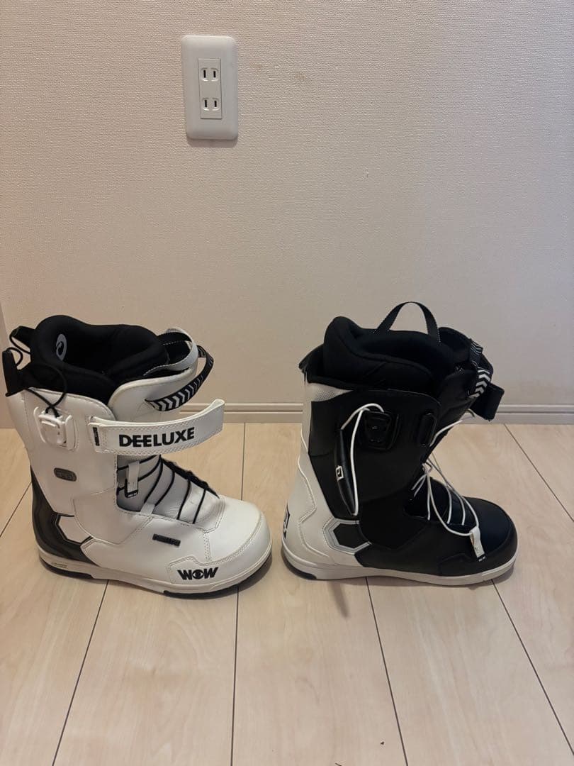 DEELUXE スノーボードブーツ WOW ホワイト/ブラック　25.5