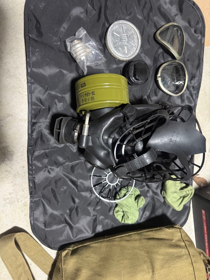 ロシア 軍 pmk-2 ガスマスク 放出品 実物