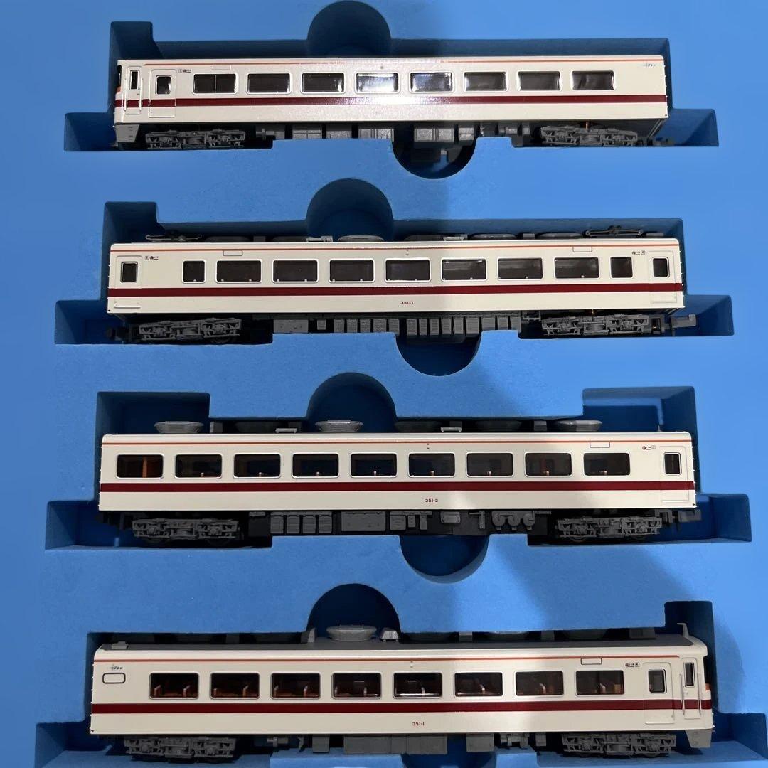 Nゲージ　マイクロエースA-2097 東武350型　4両セット（4連急行形）