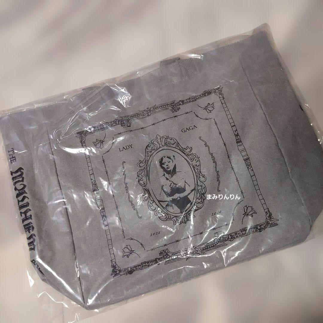 レディー・ガガ ツアーグッズ バッグ グレー エコバッグ トートバッグ メイヘム