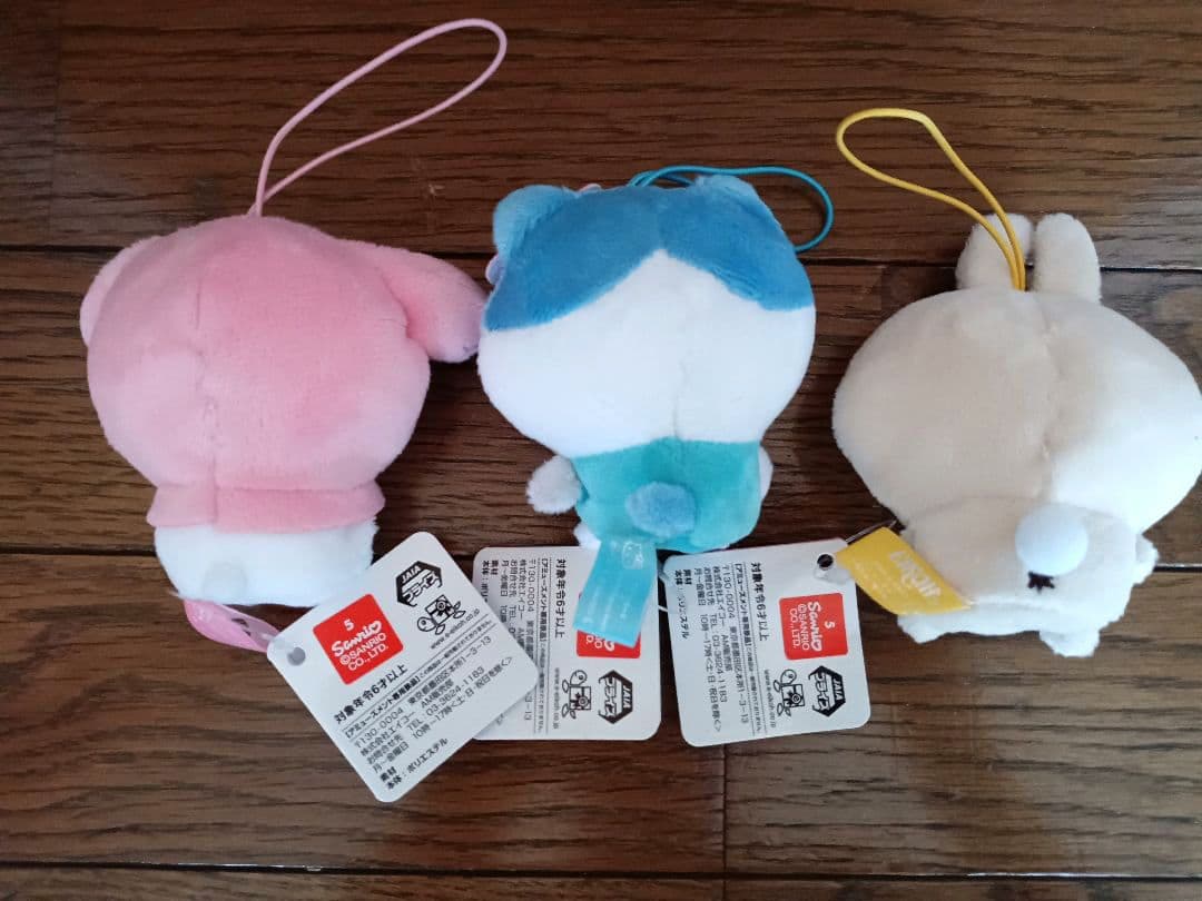 ちいかわ×サンリオキャラクターズマスコット　セット