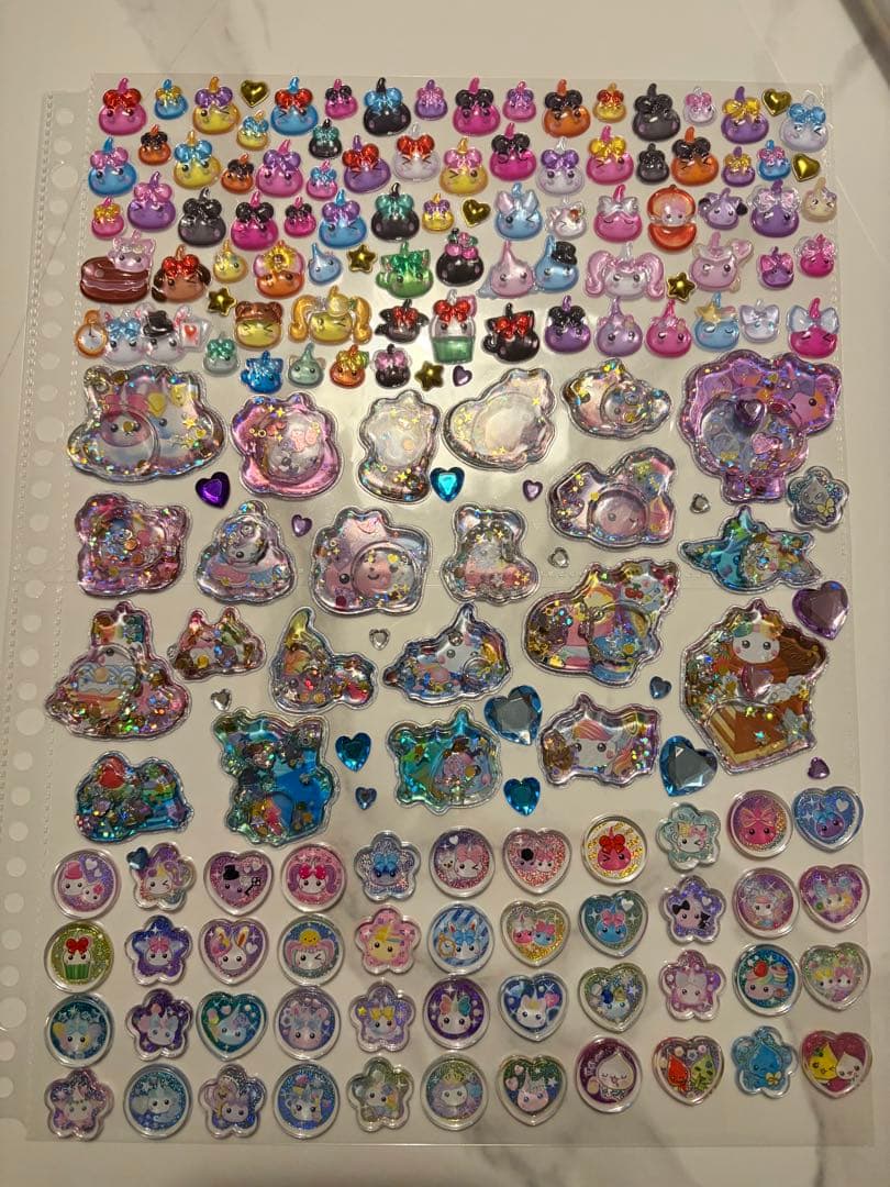 A4サイズシール帳　シールお裾分け