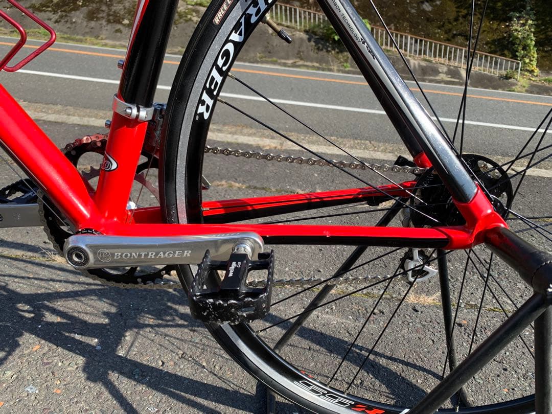 【即乘】送料無料TREKカーポンロードバイクRACE BONTRAGER 18速