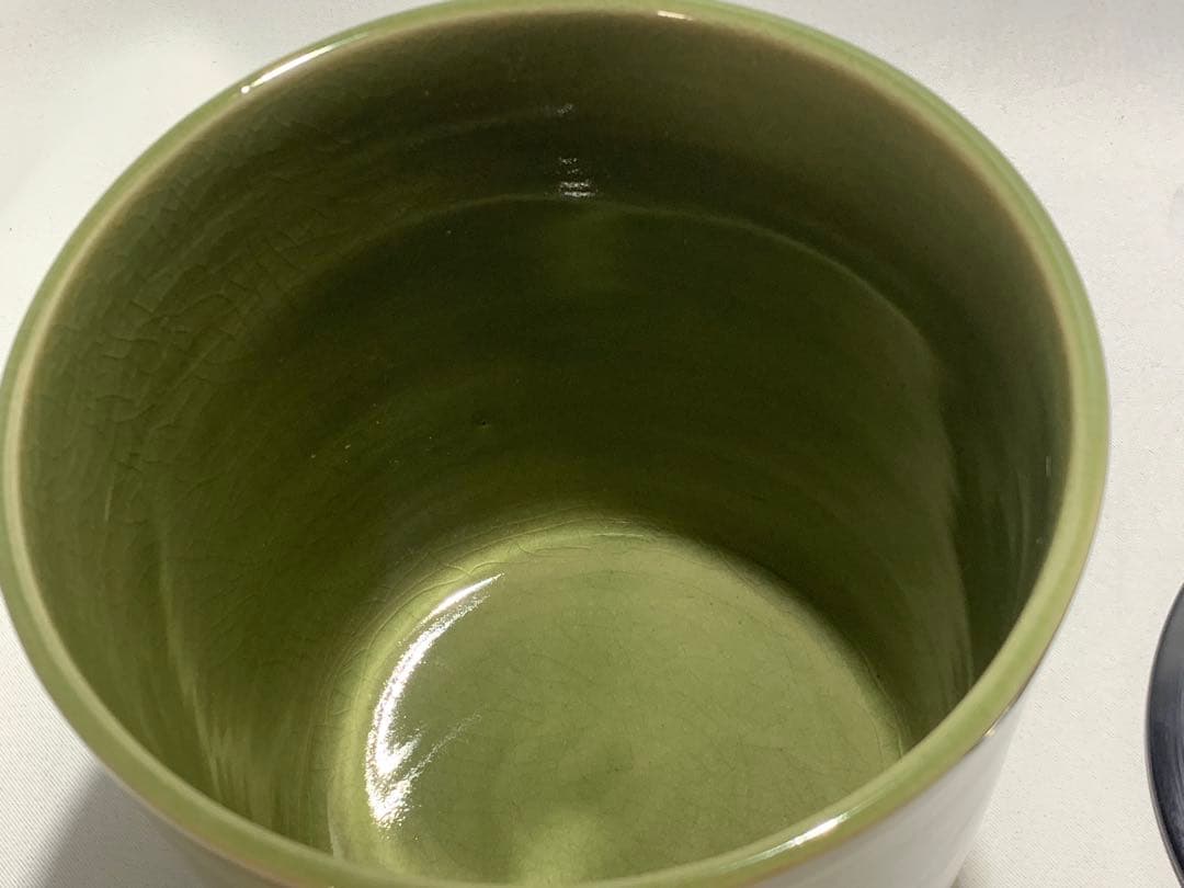 高麗写 水指　日比野清峰　共箱入　茶道具　茶器　伝統工芸品