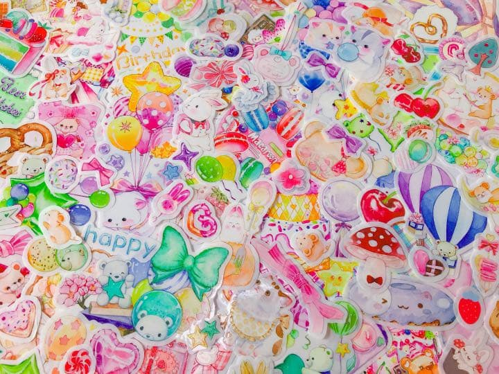 可愛いい❤️❤️フレークシール( ⸝⸝•ᴗ•⸝⸝ )アニマルmixセット♡♡