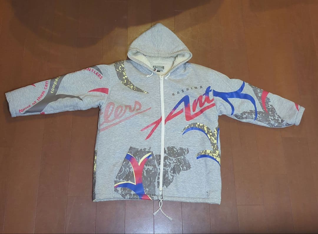 鹿島アントラーズ　パーカー　グレー　レア商品