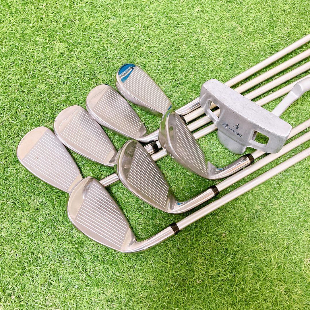 H9.初心者オススメ　ゴルフクラブ　レディースセット　右利き　ヘッドカバーあり