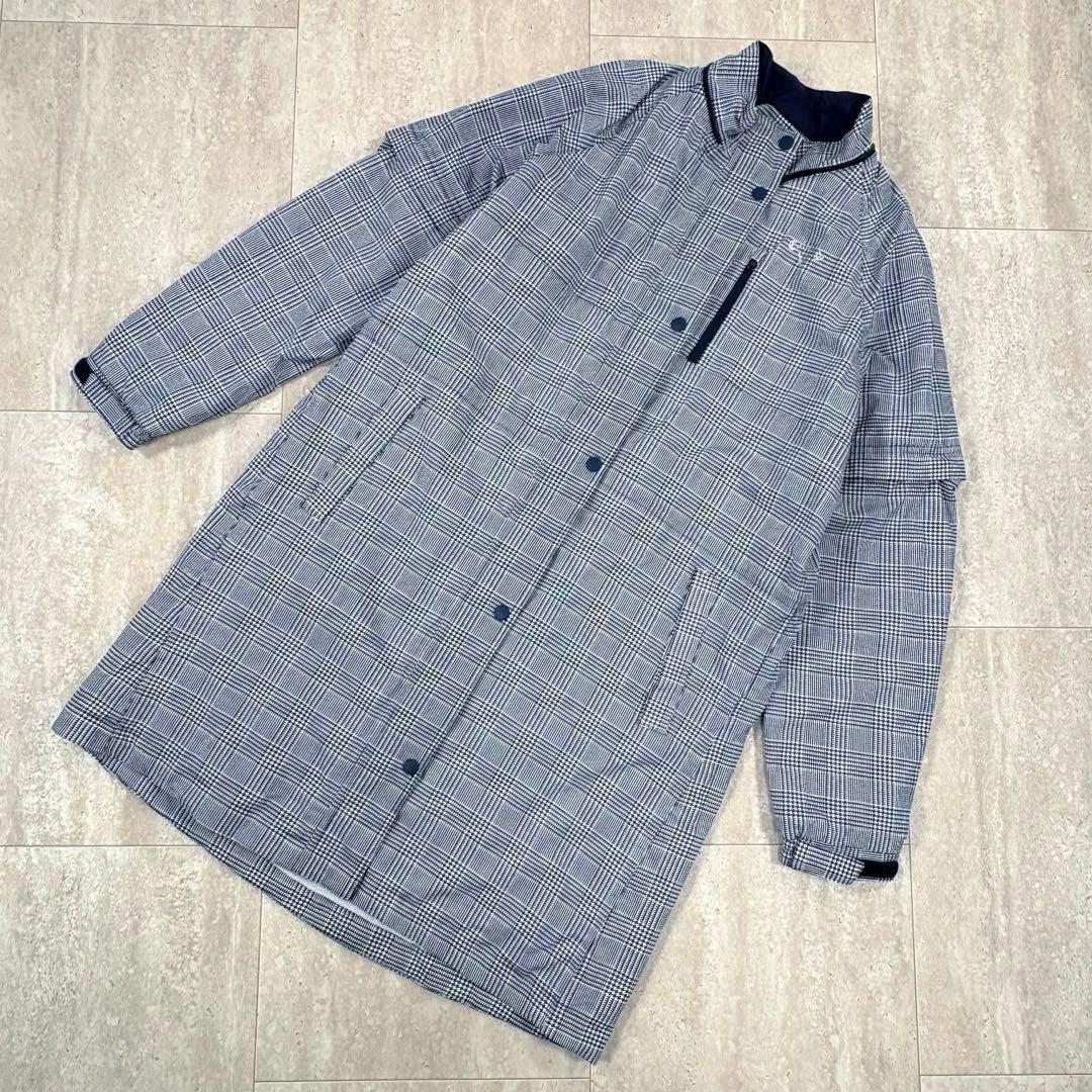 キャロウェイ レインウェア レインコート 千鳥柄 チェック柄 4way LL