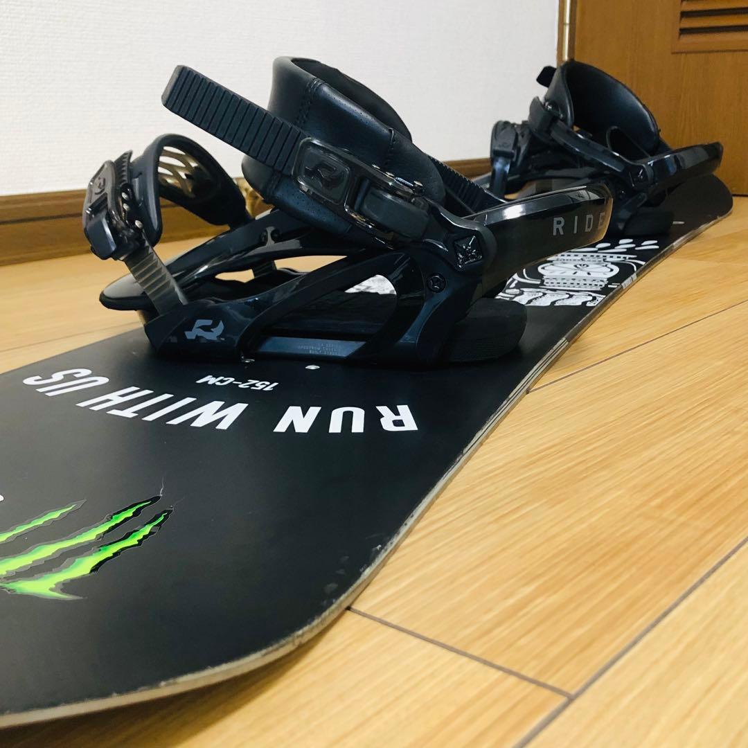 【美品】ride×sketchy tank スノーボード　152cm コラボ