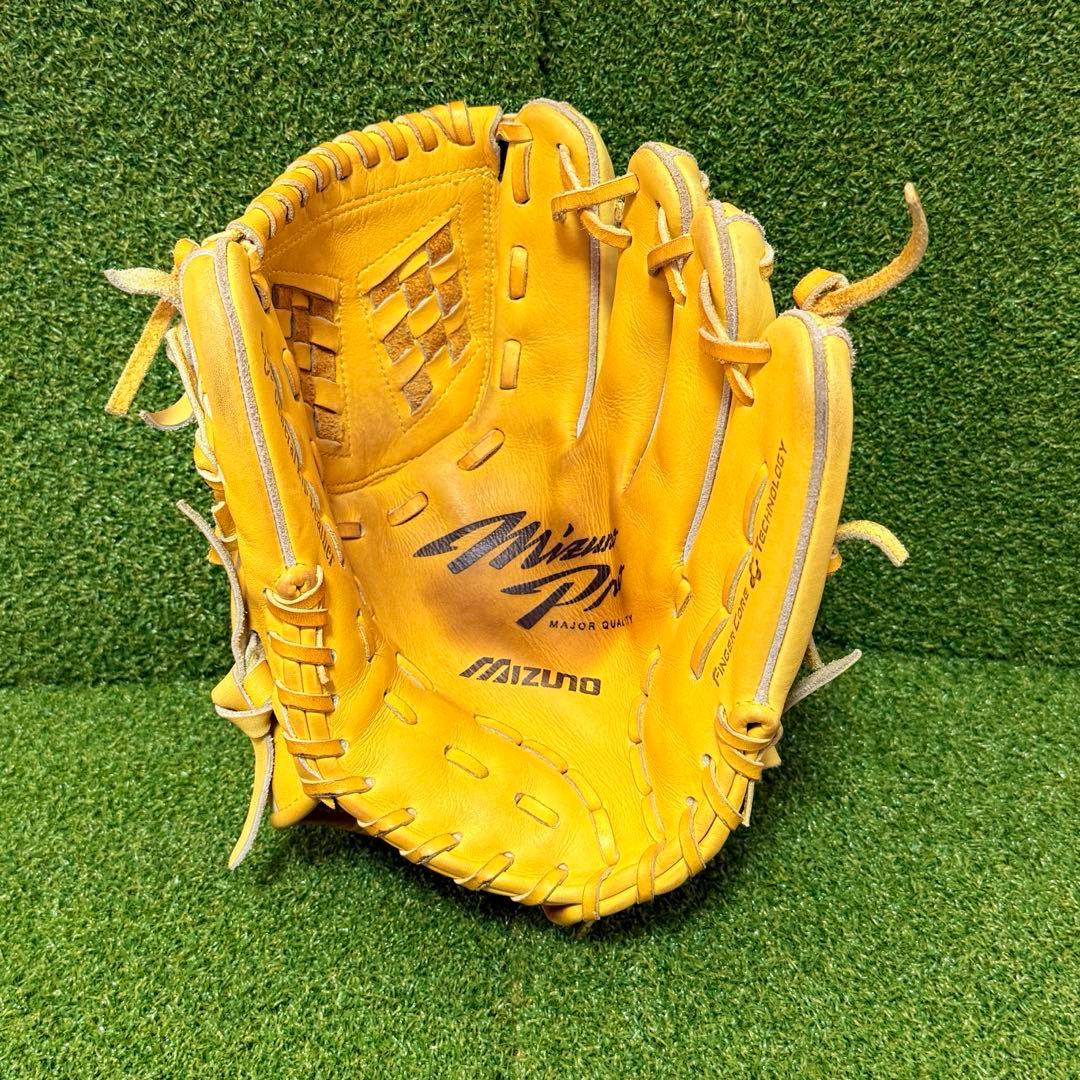 Mizuno ミズノ 硬式グローブ イエロー