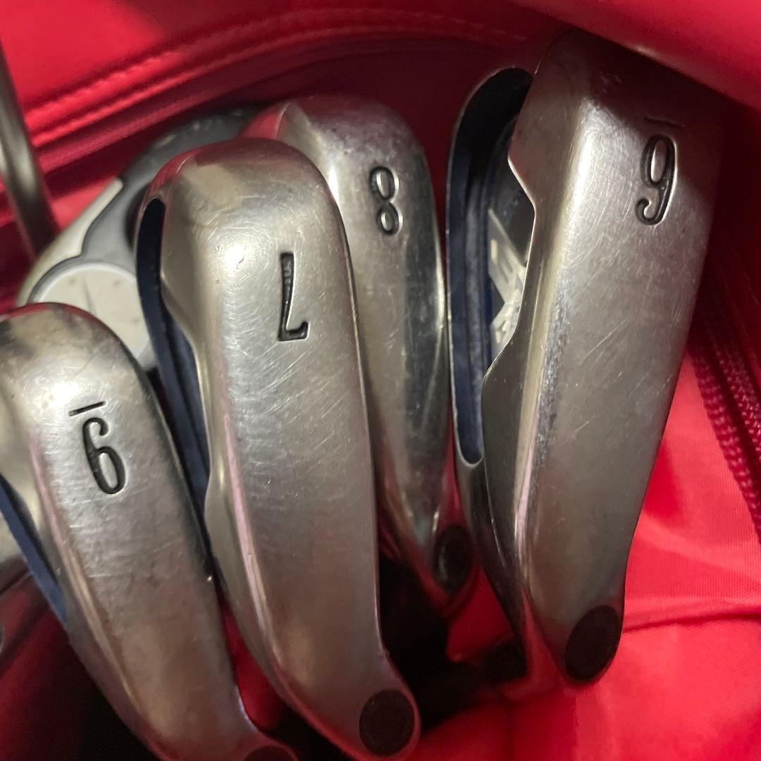 ⭐︎週末割引⭐︎Callaway 赤 キャディバッグ ➕ドライバー、アイアンセット