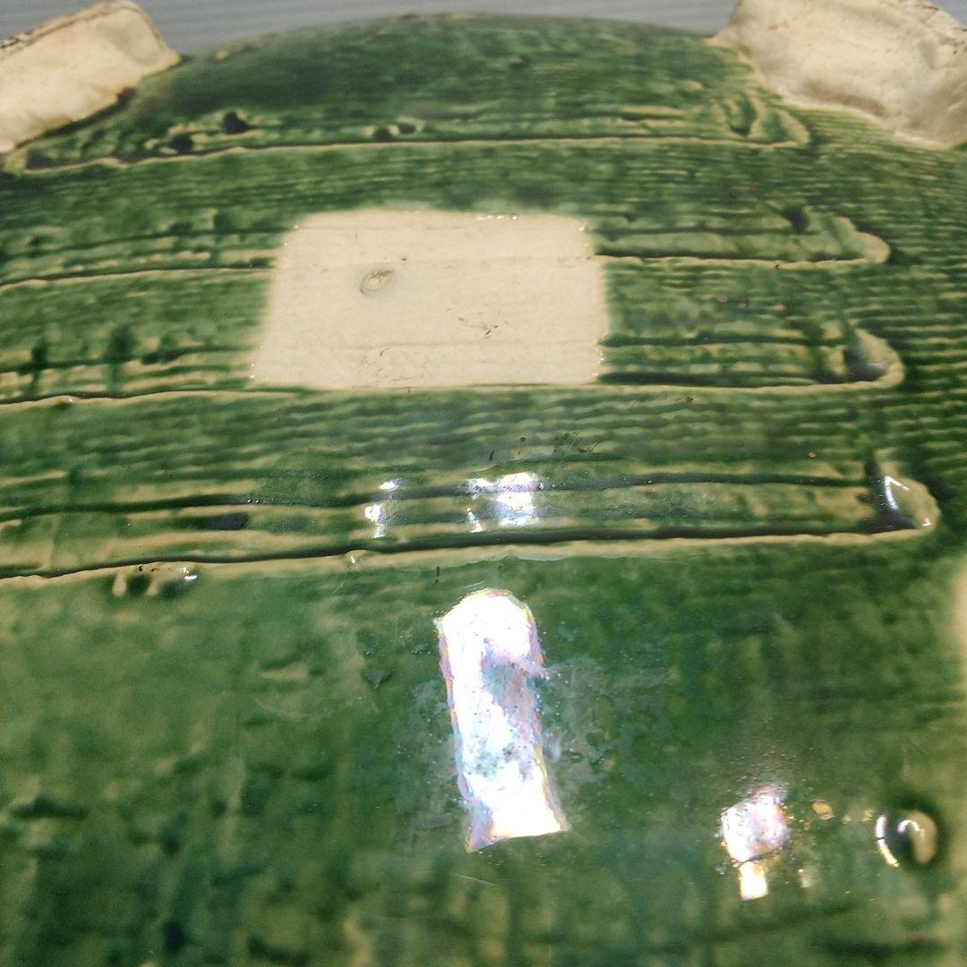 四角皿 時代物 珍しい絵柄品