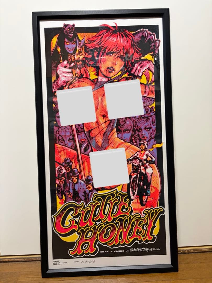 ロッキンジェリービーン　CUTIE HONEY シルクスクリーンポスター