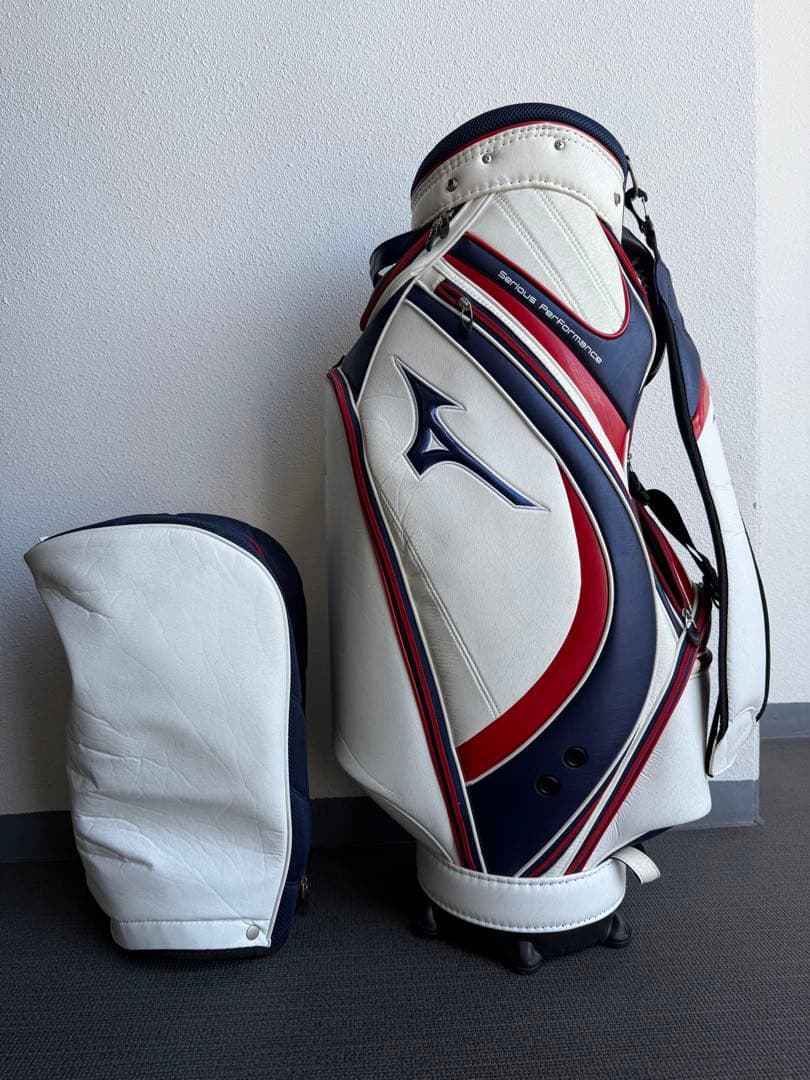 【未使用品】MIZUNO キャディーバッグ　ホワイト