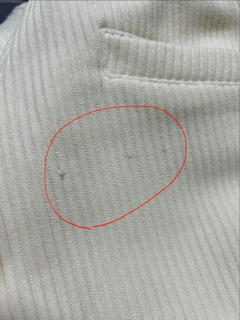 ゴルフフリークス　コーデュロイパンツ　ホワイトS