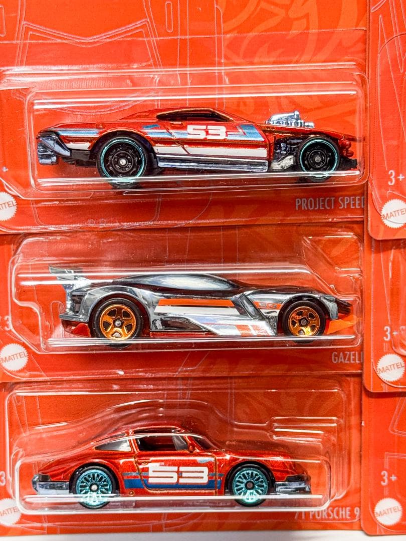 ホットウィール ★ ORANGE & BLUE ★ 53 アニバーサリー★11台