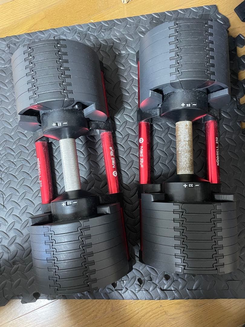 ②NUOBELL 可変式ダンベル32kg 2kg刻み