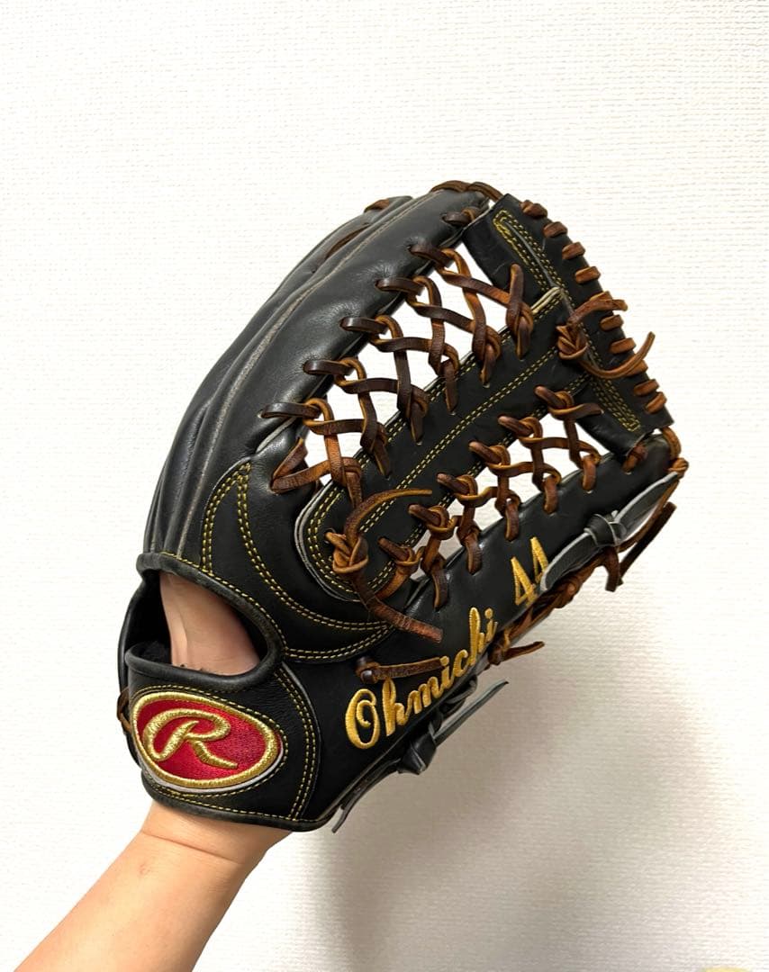 506 ローリングス プロ使用 大道典良選手 硬式外野手用グローブ