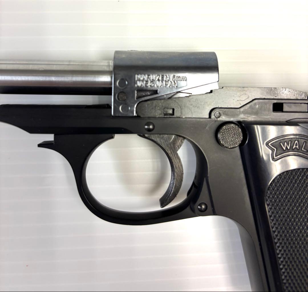 マルゼン ワルサーPPK 　ブラックモデル　ガスブローバック　可変ホップバレル