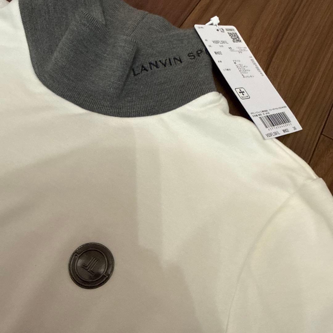 LANVIN レディースシャツ ホワイト/グレー 36