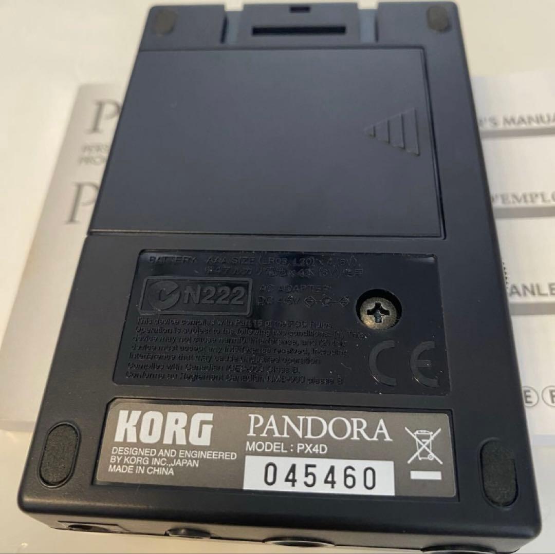 KORG PANDORA PX4D ACアダプタ セット 付属品完備 中古
