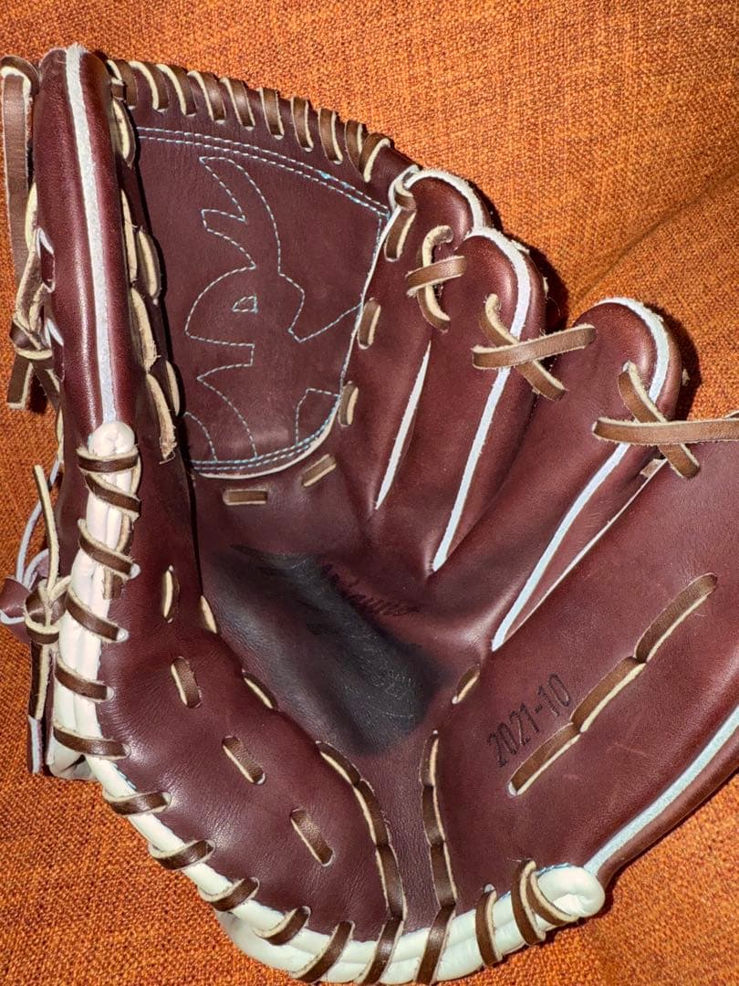 限定品　ミズノ　ダイバーシティブルー　ミズノプロ　投手用　オーダーグラブ