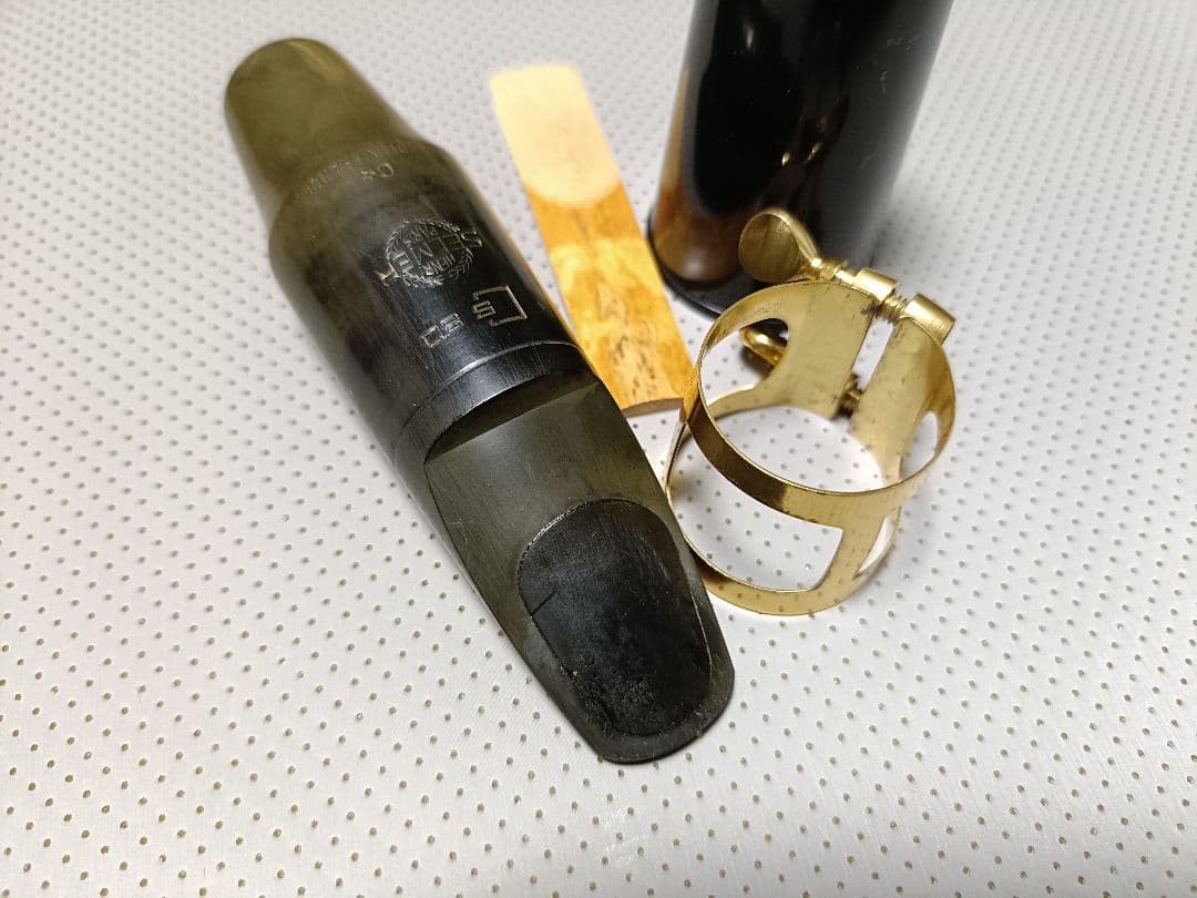 セルマーテナーサックスマウスピースS80C*リガチャー・キャップ・リード付き