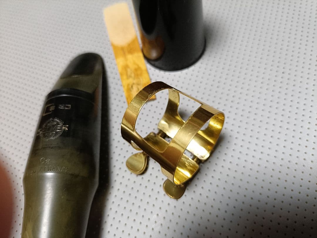 セルマーテナーサックスマウスピースS80C*リガチャー・キャップ・リード付き