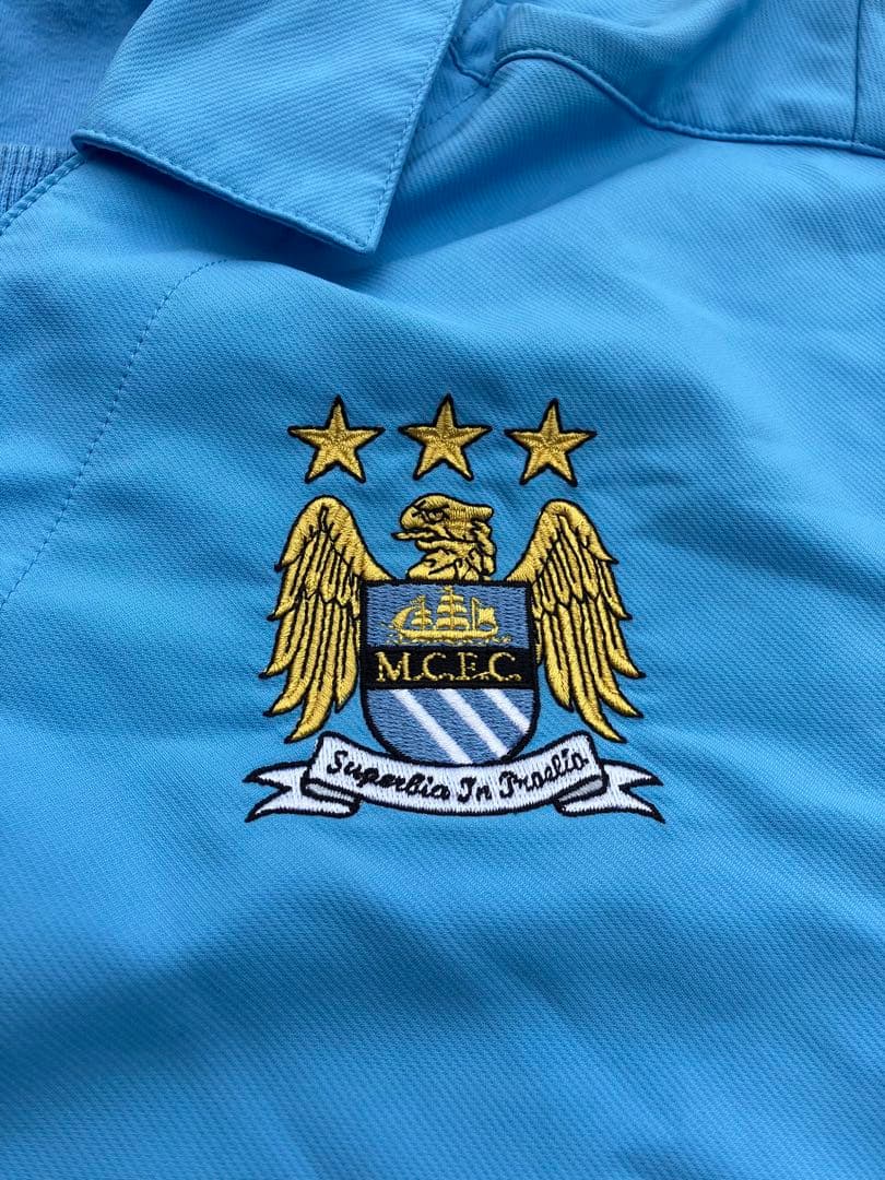 【バックプリント付】UMBRO×マンチェスターシティ/ピステ/ドリルトップ/XL