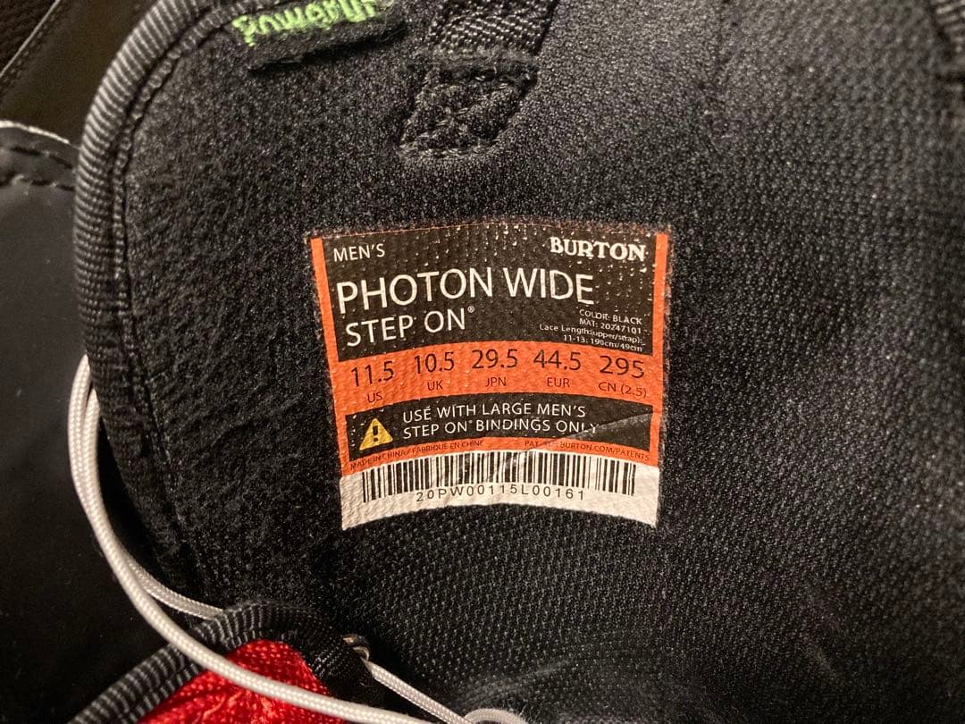 Burton Photon Wide Step On ブーツバインディングセット