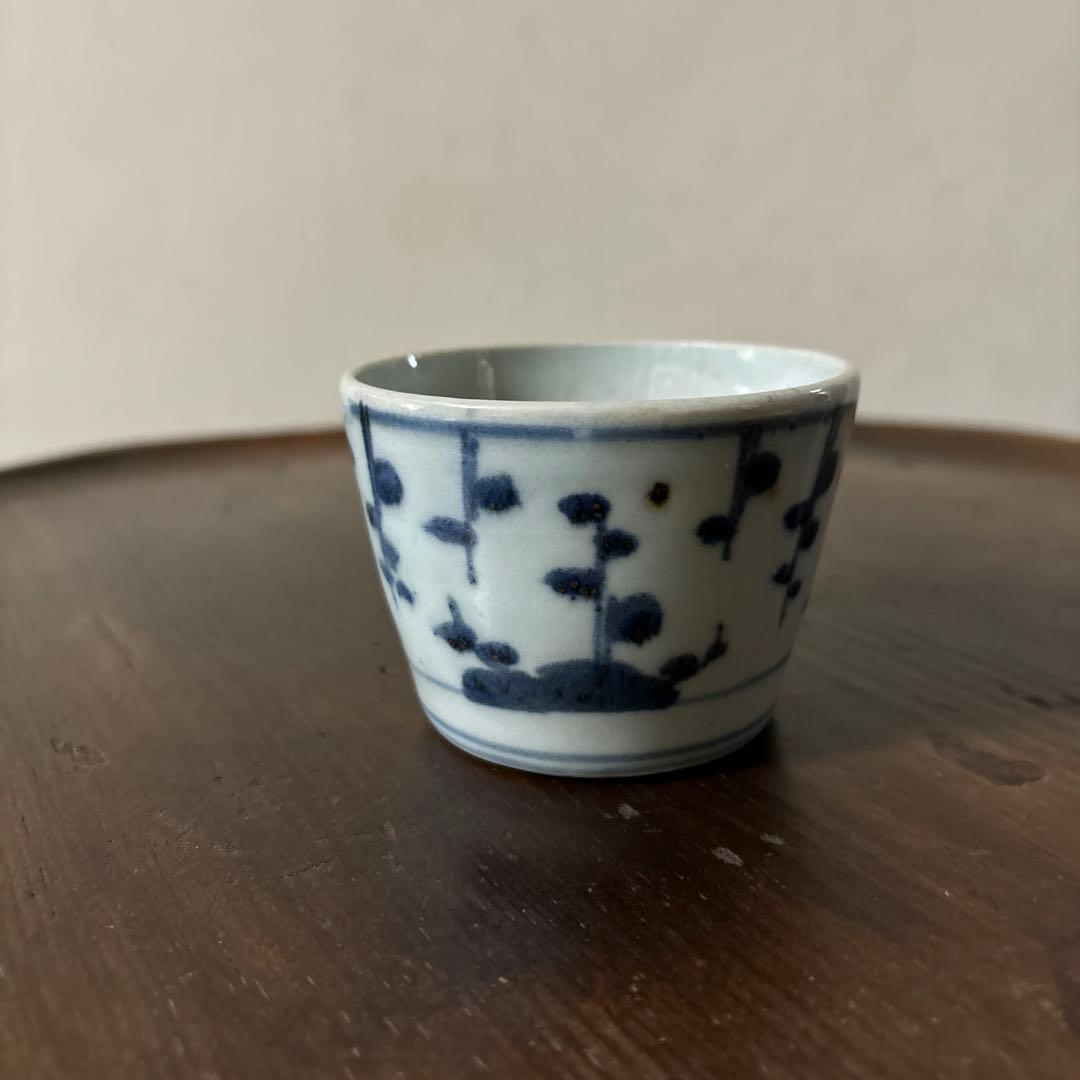 古伊万里蕎麦猪口5点　アンティーク　酒器　懐石　古道具　骨董　検:李朝