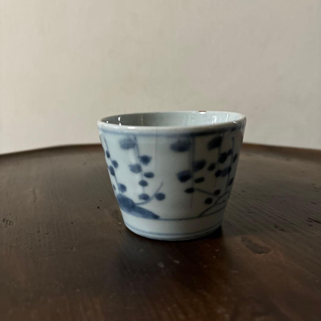 古伊万里蕎麦猪口5点　アンティーク　酒器　懐石　古道具　骨董　検:李朝