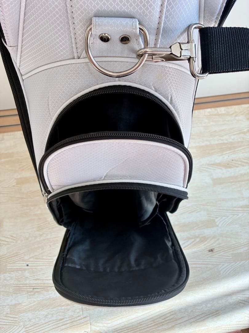 HONMA ゴルフキャディバッグ 9インチ ホワイト/ゴールド