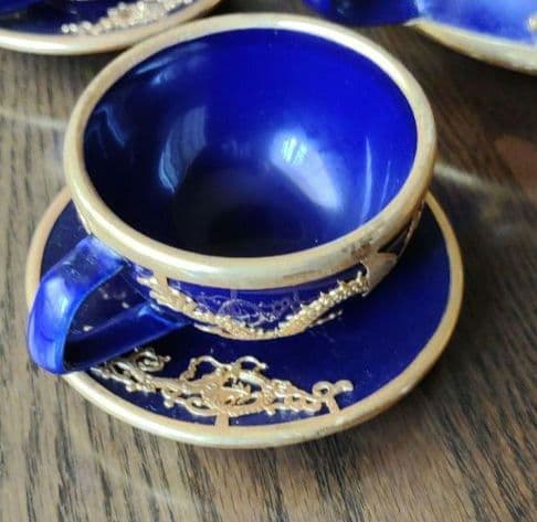 中国骨董唐物最高級品中国宮廷茶道具13点セット琉璃釉金絲象嵌龍乾隆帝愛用した物