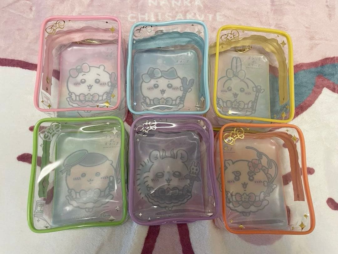 超まじかるちいかわ　パワーアップマスコット　クリアポーチ　12点セット