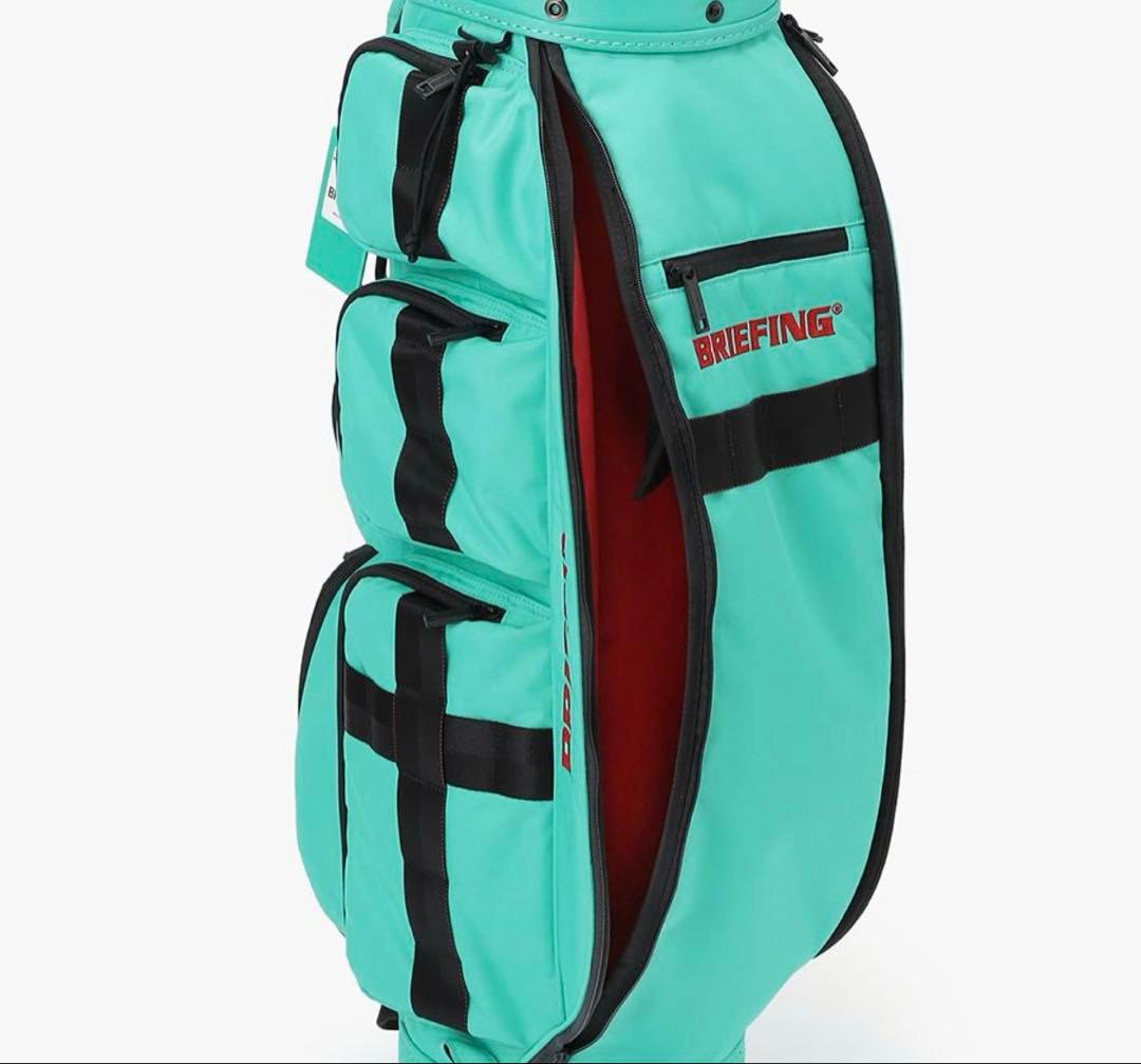 ブリーフィング ゴルフキャディバッグ　ミントブルー