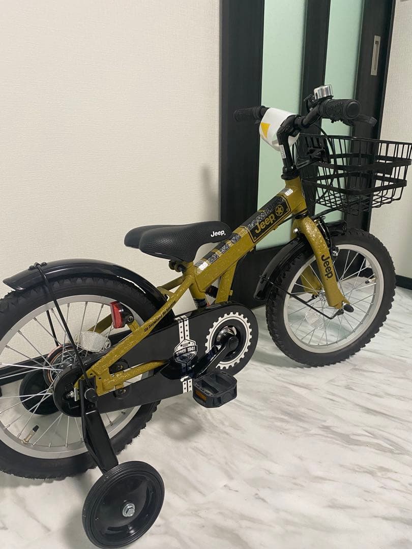 Jeep 子供用自転車 オリーブグリーン