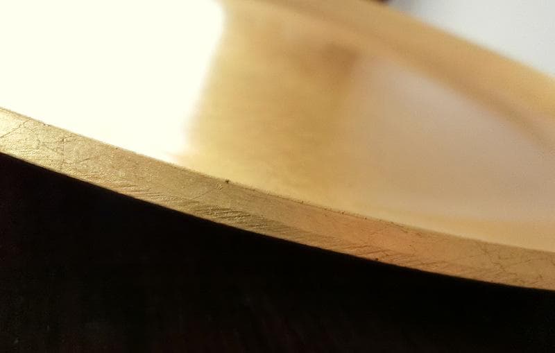 希少★金箔 銀箔　芙蓉盆　飾り皿　漆器 大皿　正雲作 料亭 38cm 2枚セット